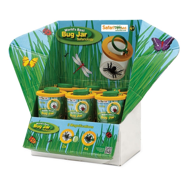 Safari Ltd Pop Display – World’s Best Bug Jar 12 Pc