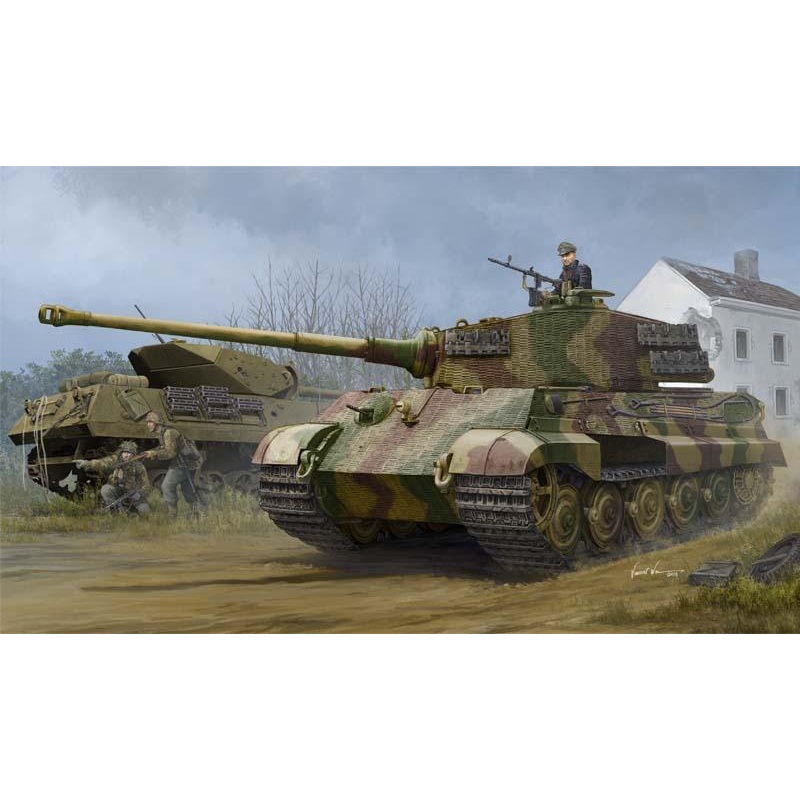 Hobbyboss 1:35 German Pz.Kpfw. 182 TigerIi W/Zimmerit Henschel 1944 Pr