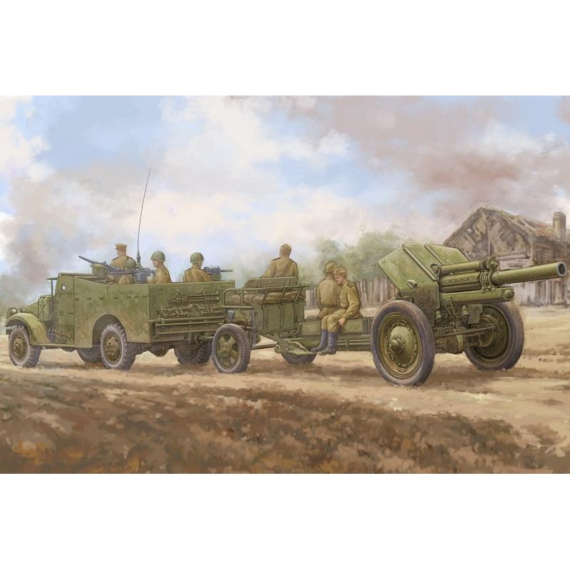 Hobbyboss 1:35 M3A1 Howitzer M-30 Late Version Tow 122mm