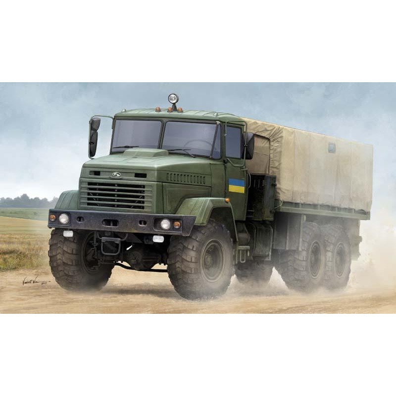 Hobbyboss 1:35 Ukraine Kraz-6322 SoldierCargo Truck