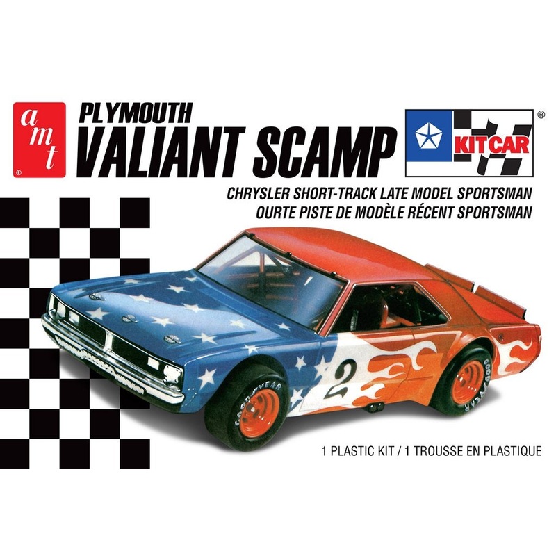 AMT 1:25 Plymouth Valiant Scamp Kit Car2T