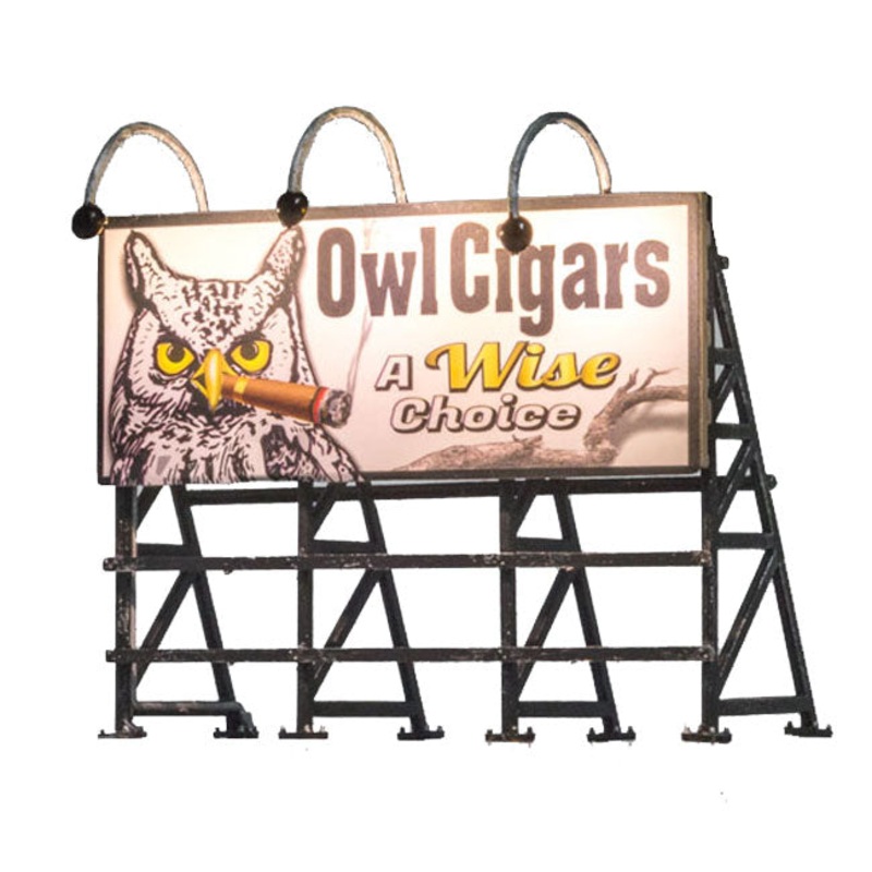 Woodland Scenics Billboard Wise TobaccoCo