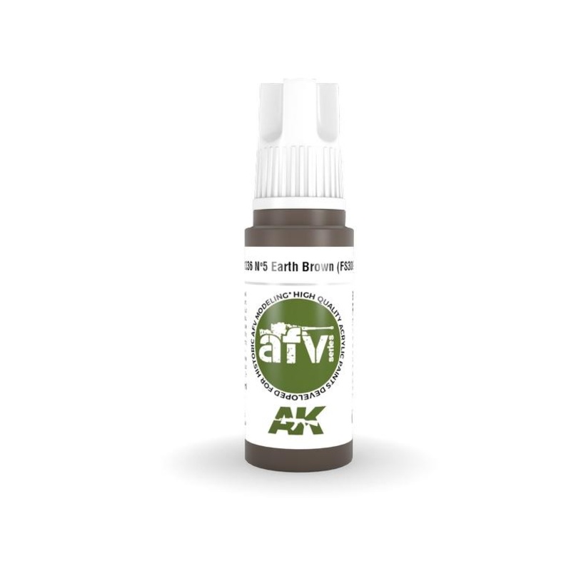 AK Interactive Acrylic N5 Earth Brown (FS30099)