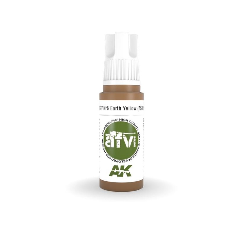 AK Interactive Acrylic N6 Earth Yellow(FS30257)