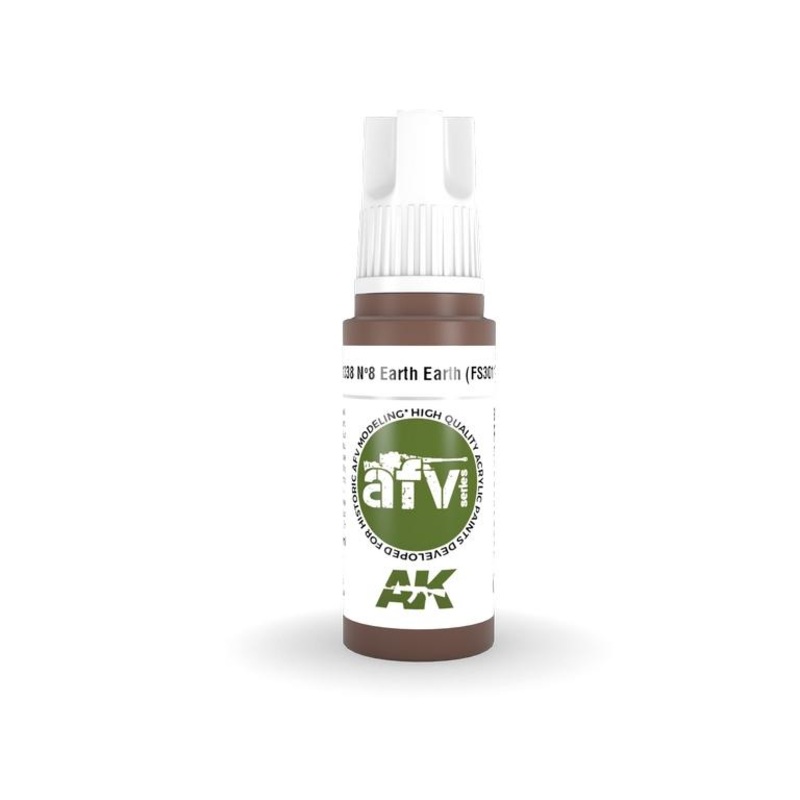 AK Interactive Acrylic N8 Earth Red (FS30117)