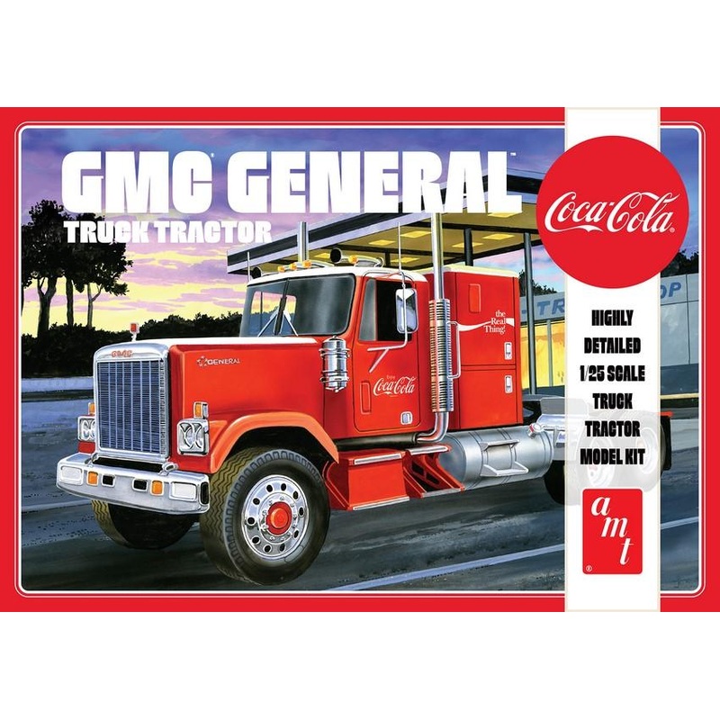 AMT 1:25 1976 Gmc General Semi Tractor(Coca Cola )