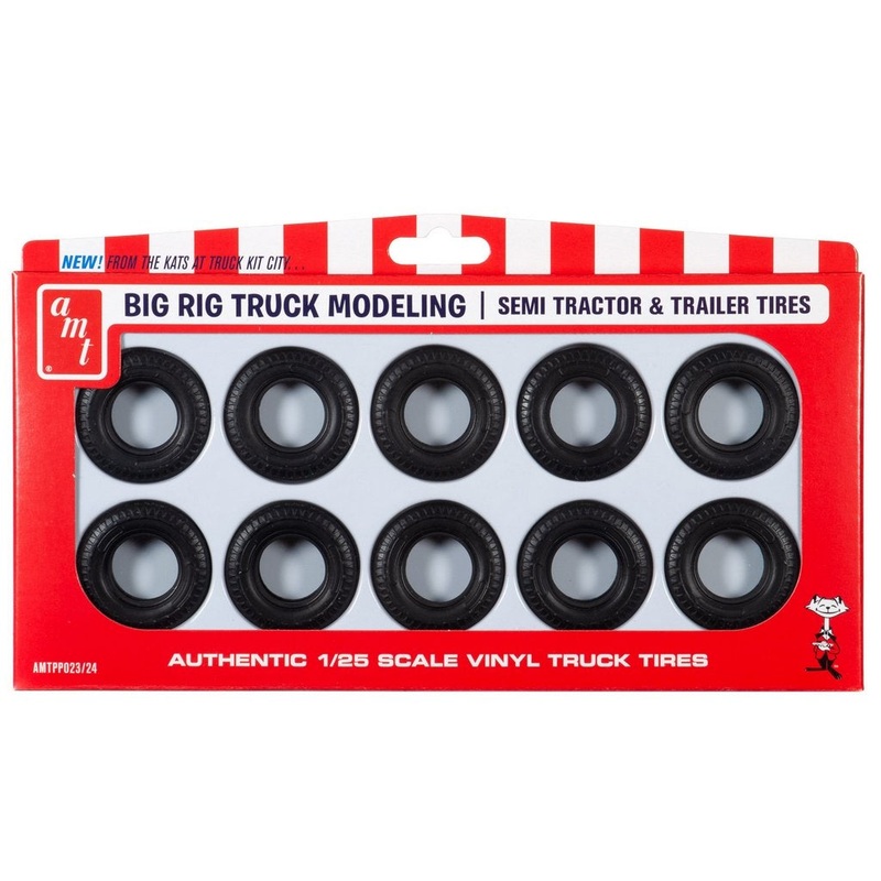 AMT 1:25 Big Rig Truck Tyre Parts Pack