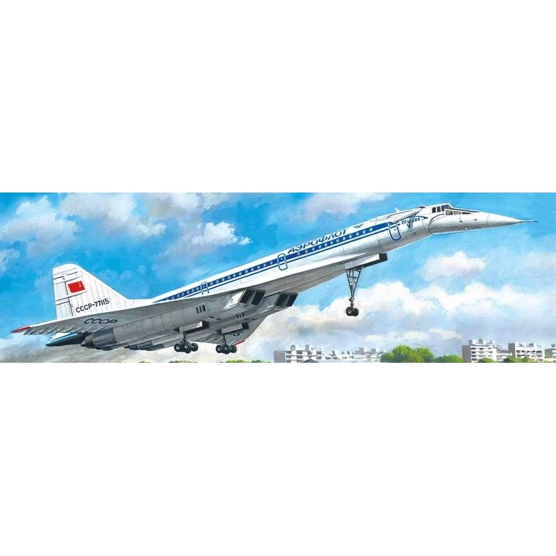 ICM 1:144 Tupolev-144D Svt. Psngr Aircraft