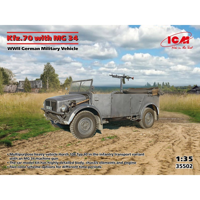 ICM 1:35 Kfz 70 with MG 34
