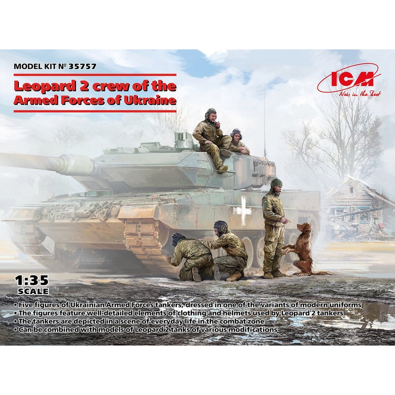 ICM 1:35 Leopard Crew Ukraine