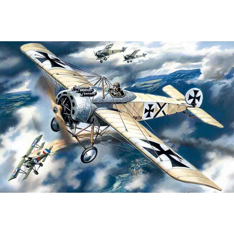 ICM 1:72 Fokker E.IV WWI German Fighter