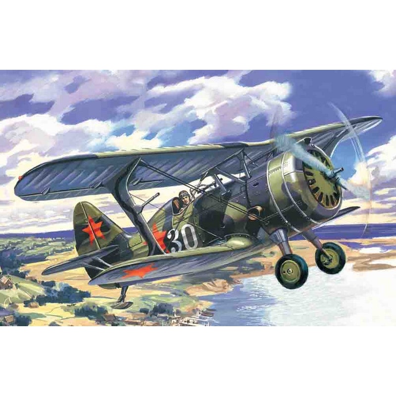 ICM 1:72 I-15BIS WWII Soviet Biplane Fighter