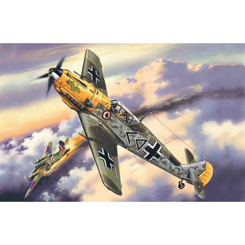 ICM 1:72 Messerschmitt Bf 109E-4 WWII German Fighter