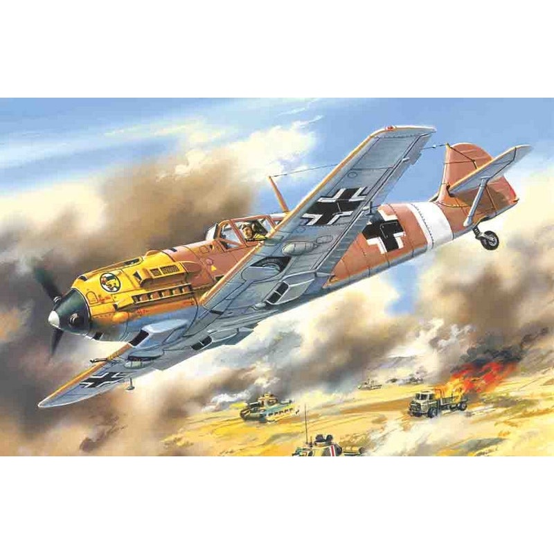 ICM 1:72 Messerschmitt Bf 109E-7/Trop WWII German Fighter