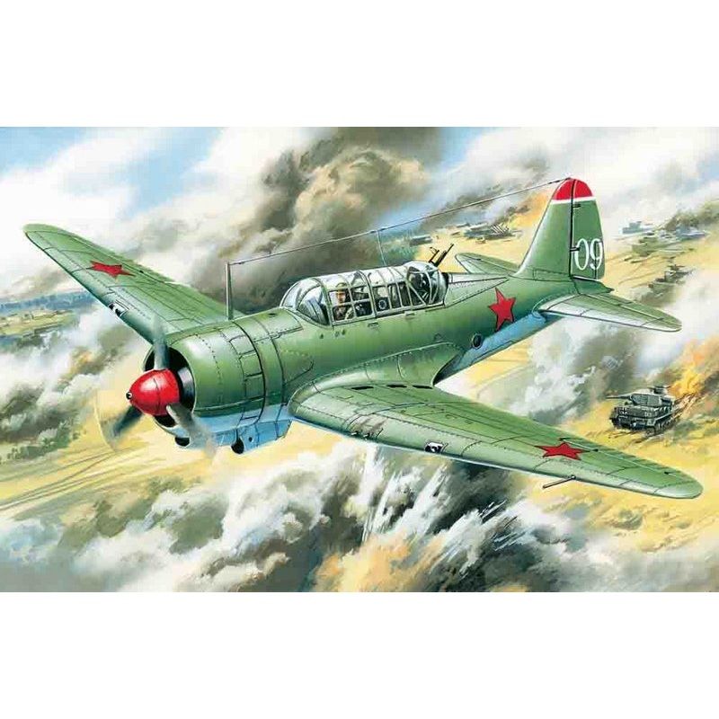 ICM 1:72 Su-2 WWII Soviet Light Bomber