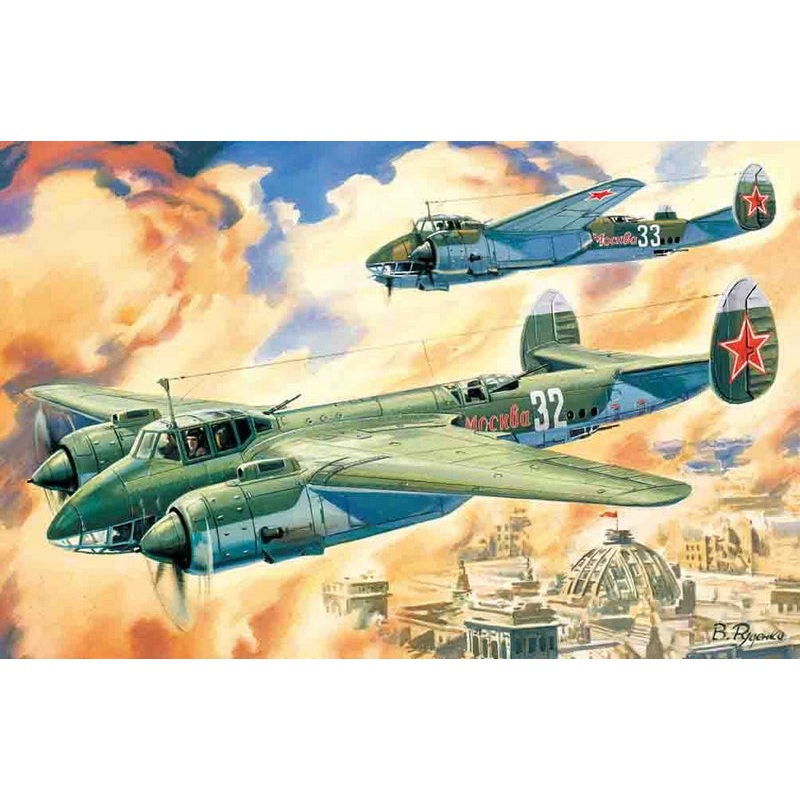 ICM 1:72 Tu-2S WWII Soviet Bomber