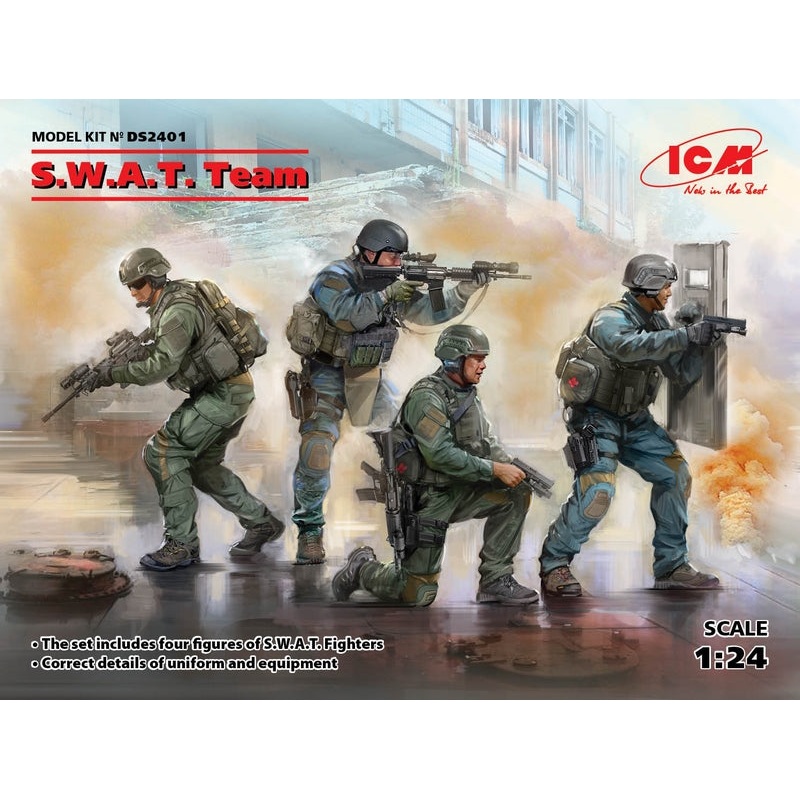 ICM 1:24 S.W.A.T. Team (4)