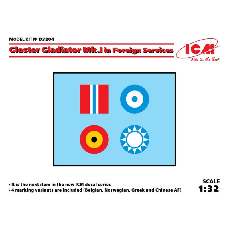 ICM 1:32 Gloster Gladiator Mk.I/Ii