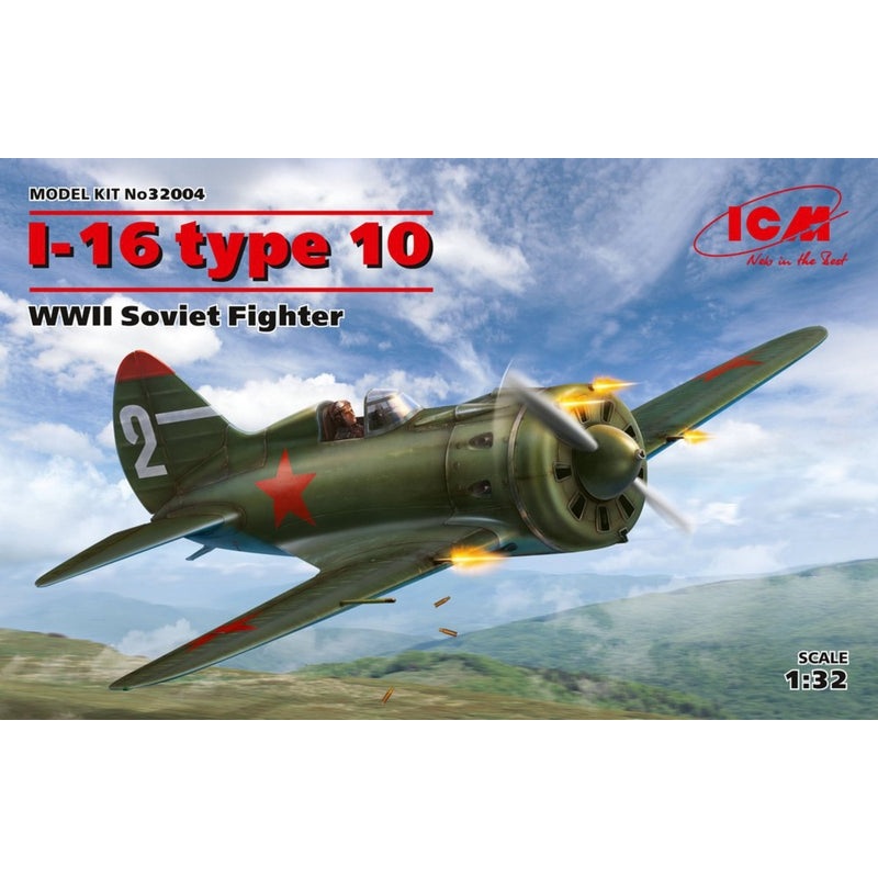 ICM 1:32 I-16 Type 10 Soviet Fighter