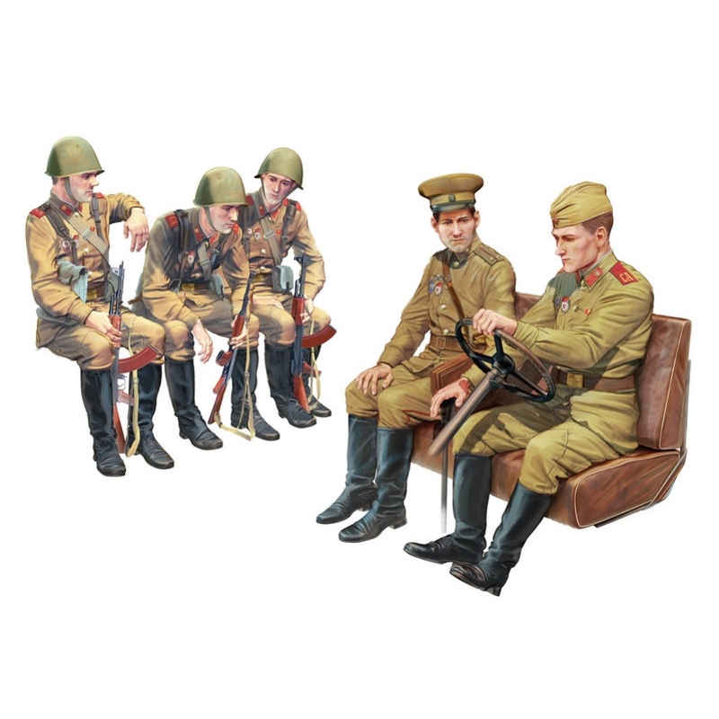 ICM 1:35 Army Servicemen (1979-91) (5)