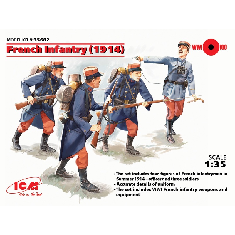 ICM 1:35 French Infantry (1914) (4)