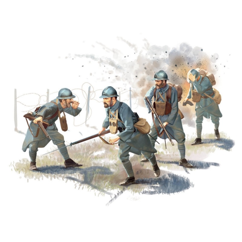 ICM 1:35 French Infantry (1916) (4)
