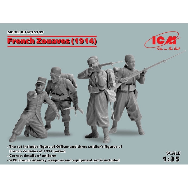 ICM 1:35 French Zouaves (1914) (4)