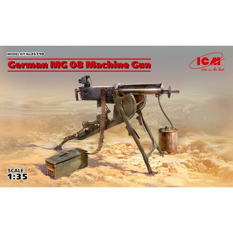 ICM 1:35 Ger. Mg08 Machine Gun