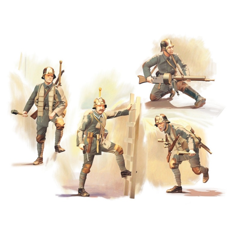ICM 1:35 Ger. Sturmtruppen (1918) (4)