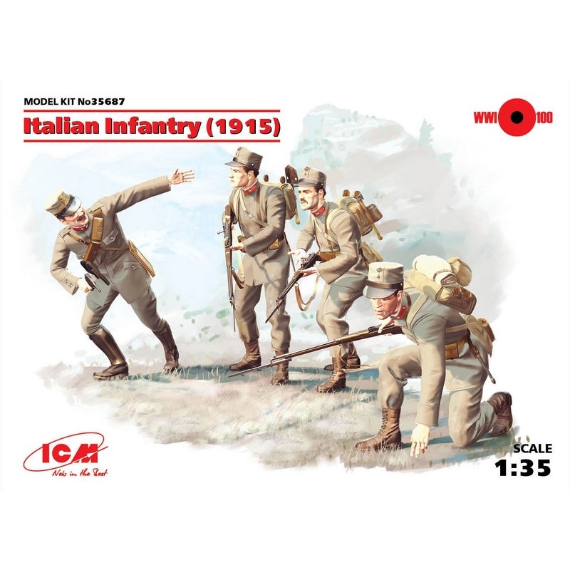 ICM 1:35 Italian Infantry (1915) (4)