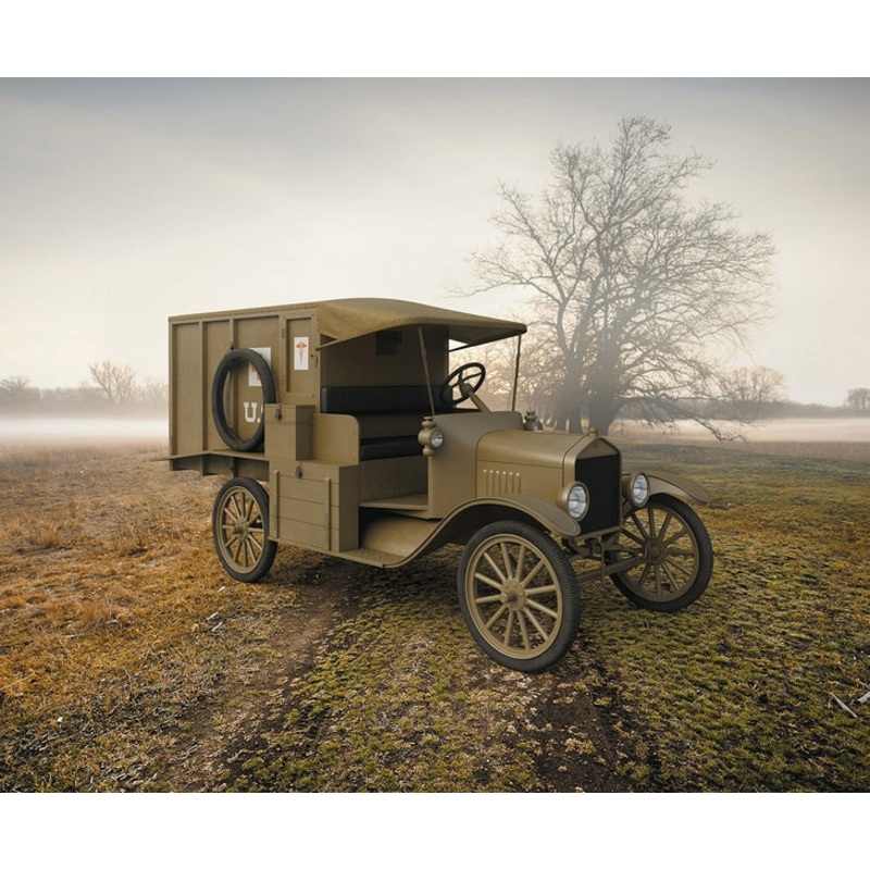 ICM 1:35 Model T 1917 Ambulance Wwi UsaCar