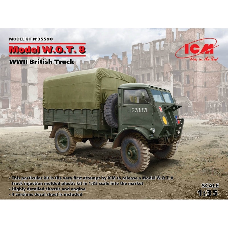 ICM 1:35 Model W.O.T. 8 British Truck