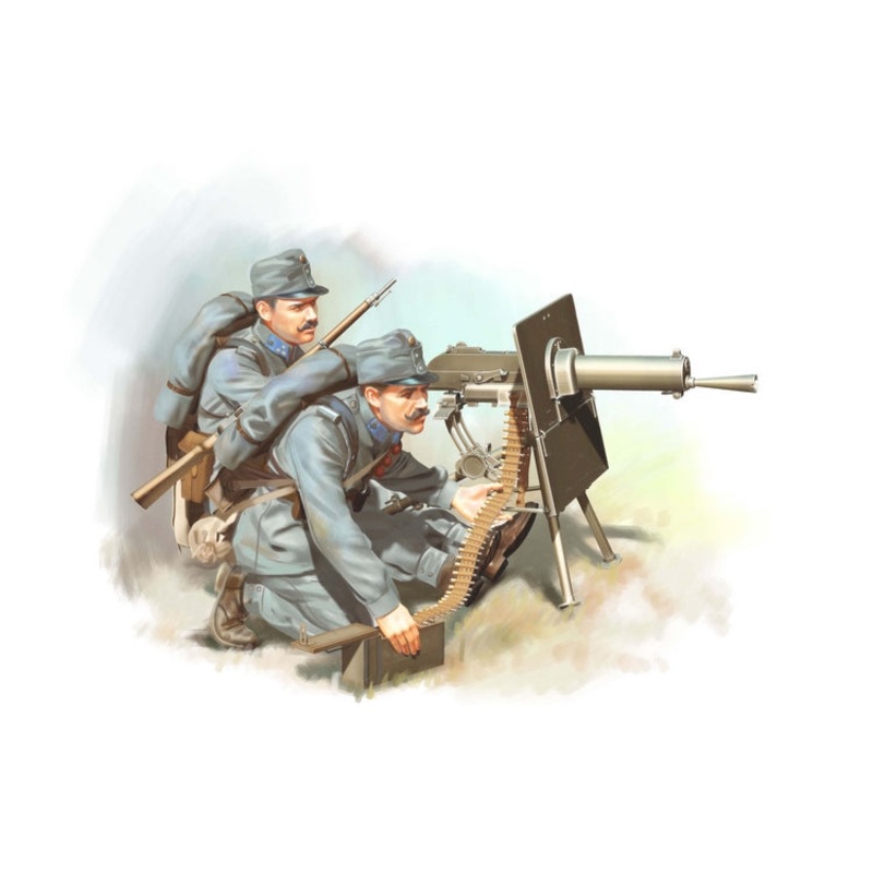 ICM 1:35 Wwi Austro-Hungarian Mg Team (2)