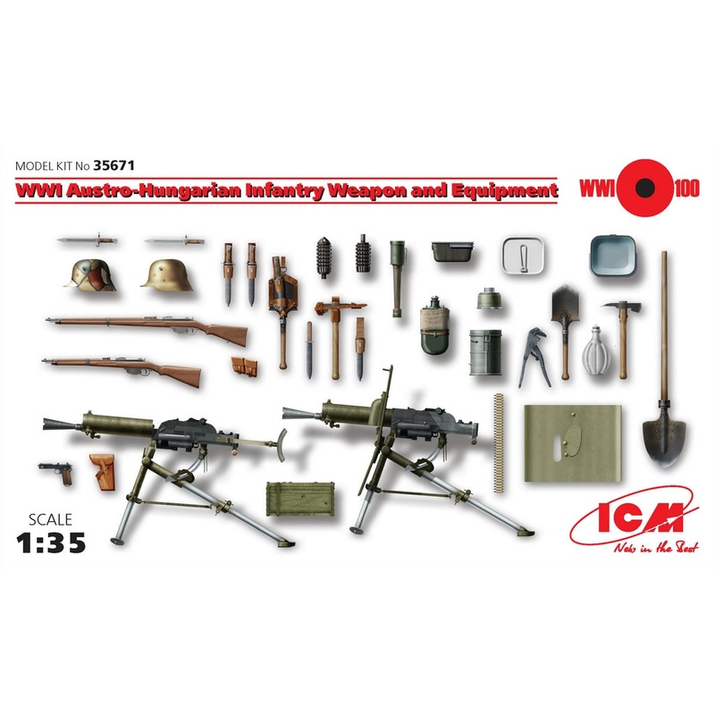ICM 1:35 Wwi Austro-Hungarian Weapon&Equip. *K