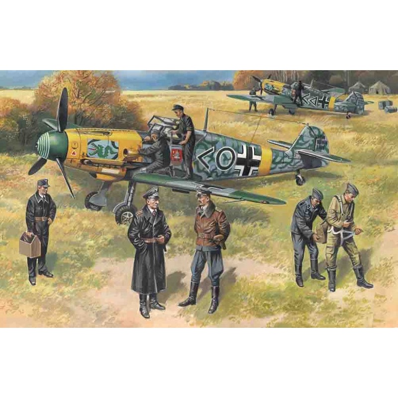 ICM 1:48 Bf 109F-2 W/ Ger. Pilots&G.P