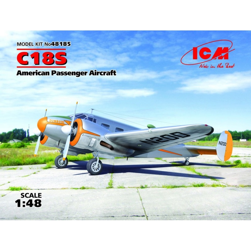 ICM 1:48 C18S Usa Passenger Aircraft