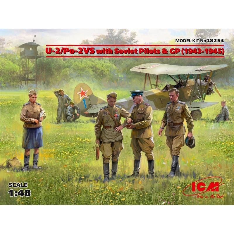 ICM 1:48 U-2/Po-2Vs W/Svt.Pilots&Gp 1943-45*