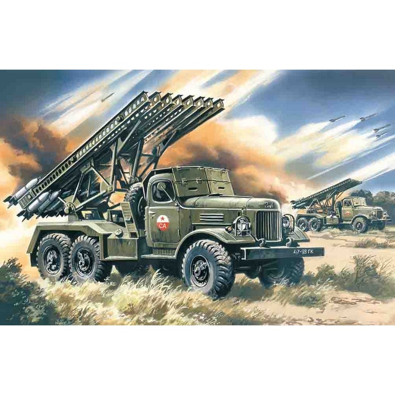 ICM 1:72 Bm-13-16 Rocket Sys Zil-157 Base*