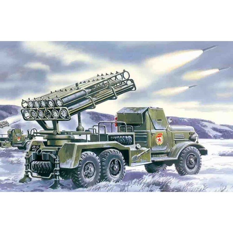 ICM 1:72 Bm-24-12 Rocket Sys On Zil-157Base