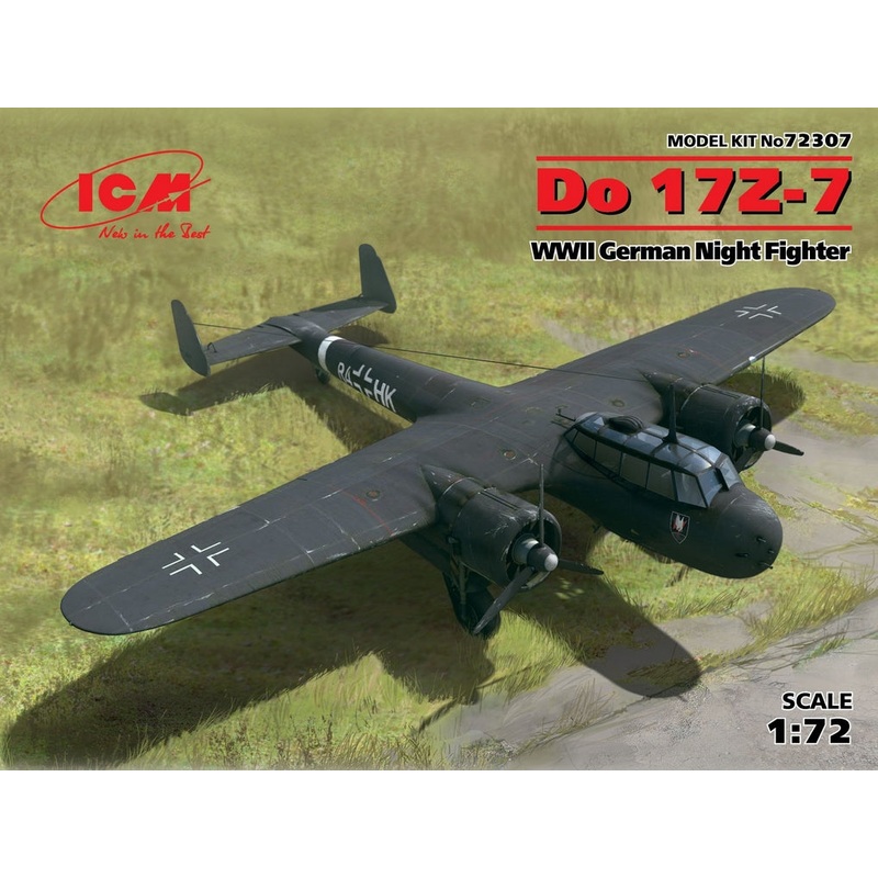 ICM 1:72 Dornier Do 17Z-7 WWII German Night Fighter