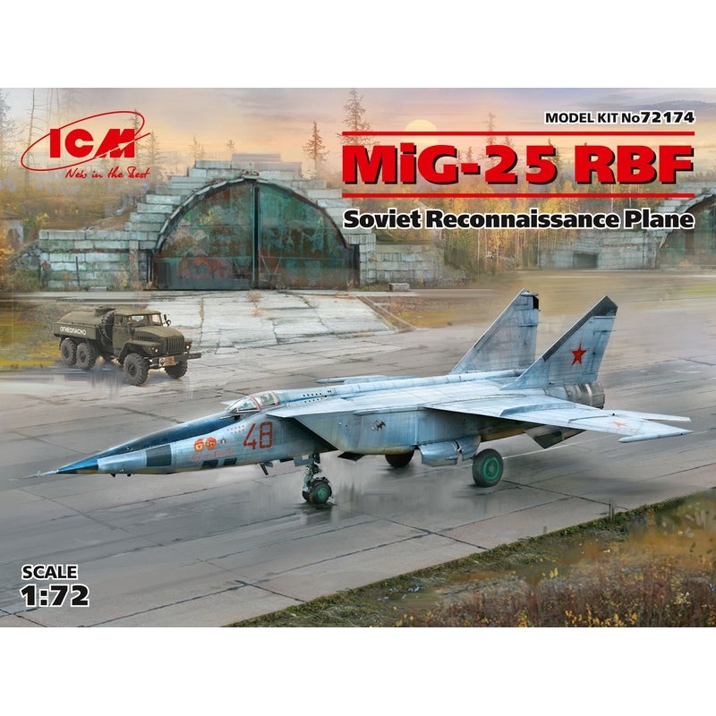 ICM 1:72 Mikoyan MIG 25RBF Soviet Recon.Aircraft