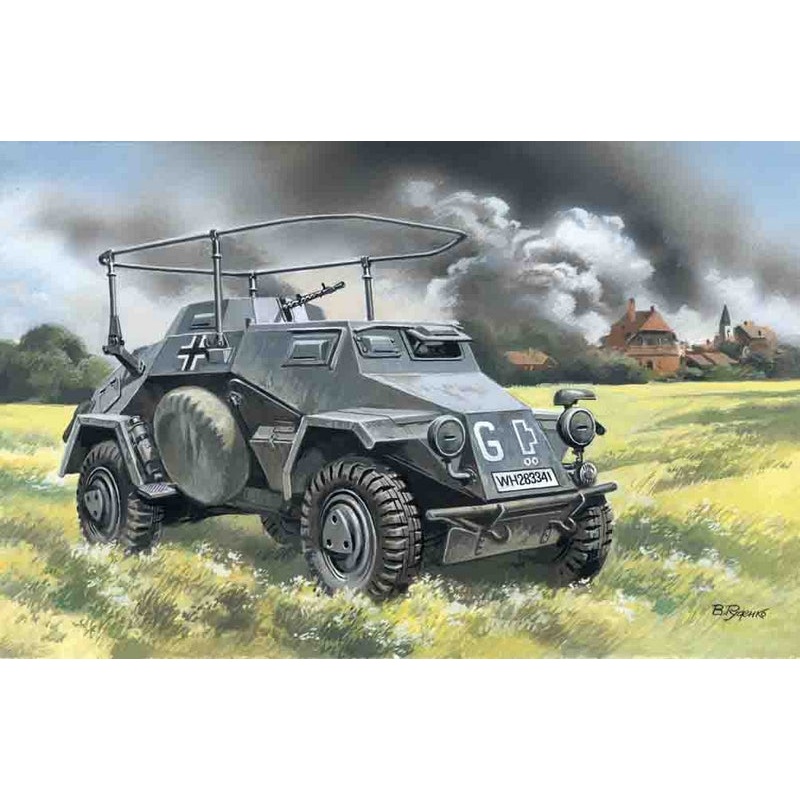 ICM 1:72 Sd.Kfz.223 German Radio Comm Vehicle