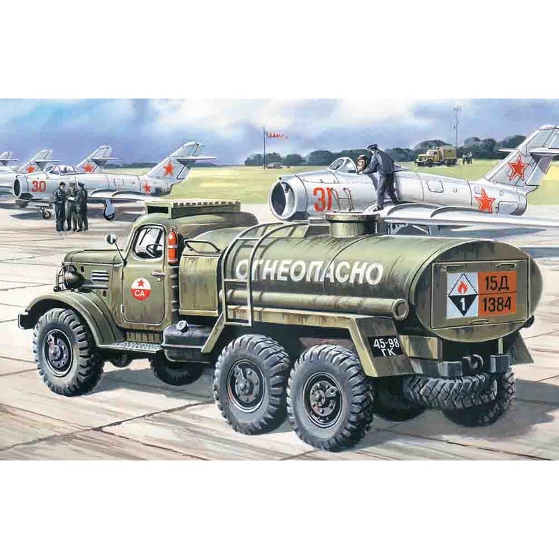 ICM 1:72 Zil-157 Soviet Aircraft Fuel Truck Cold War