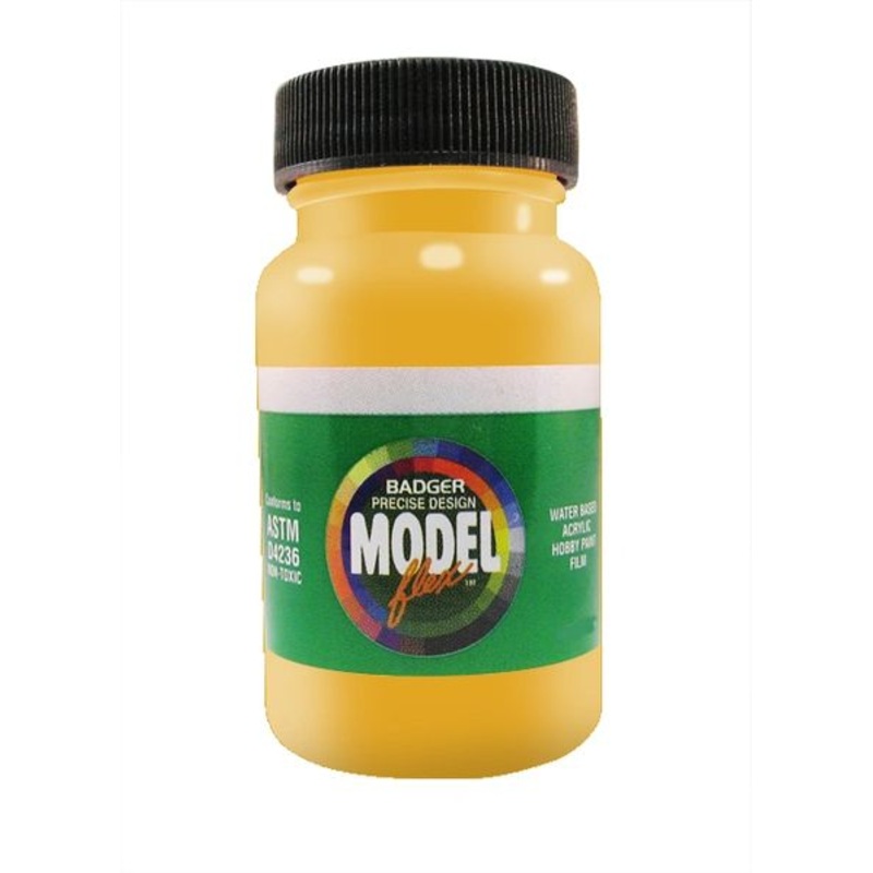 Badger Modelflex R/Road Rail Box Yellow1Oz