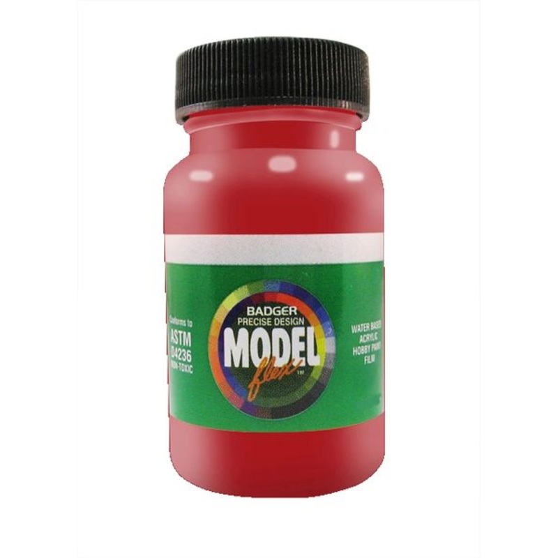 Badger Modelflex Railroad Caboose Red 1Oz