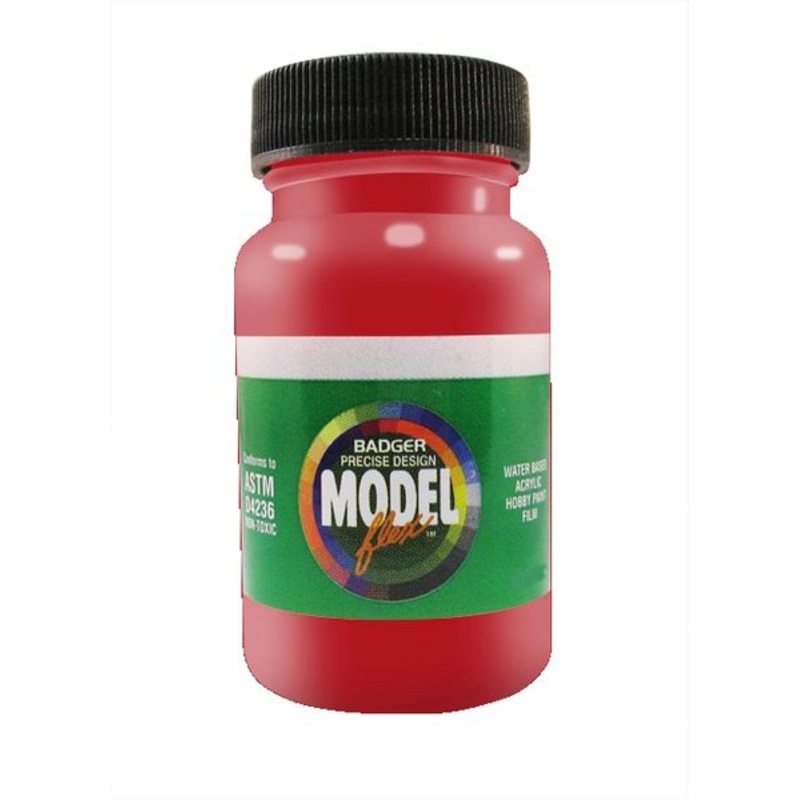 Badger Modelflex Railroad Signal Red 1Oz