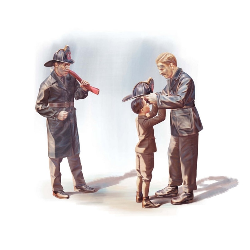 ICM 1:24 Usa Firemen (1910S) (3)