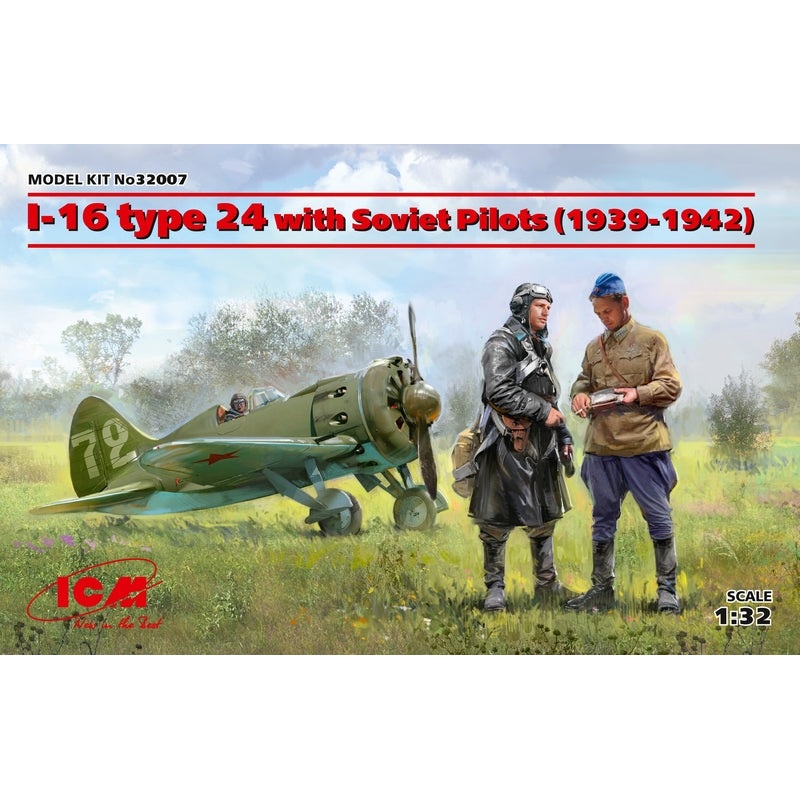ICM 1:32 I-16 Type 24 W/Svt. Pilots(1939-42  *K