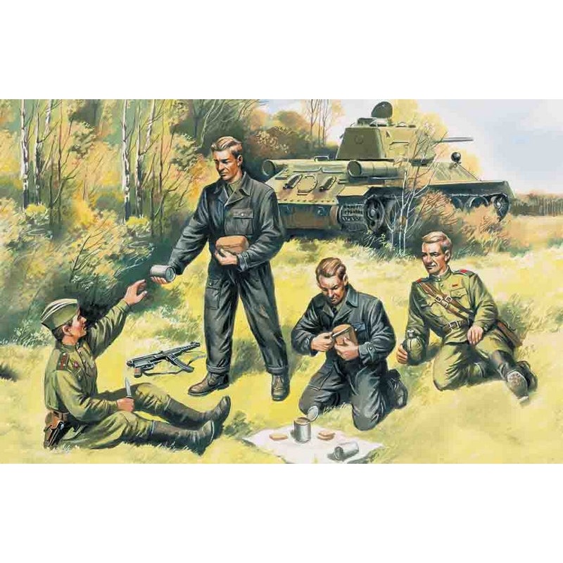 ICM 1:35 Svt. Tank Crew (1943-1945) (4)
