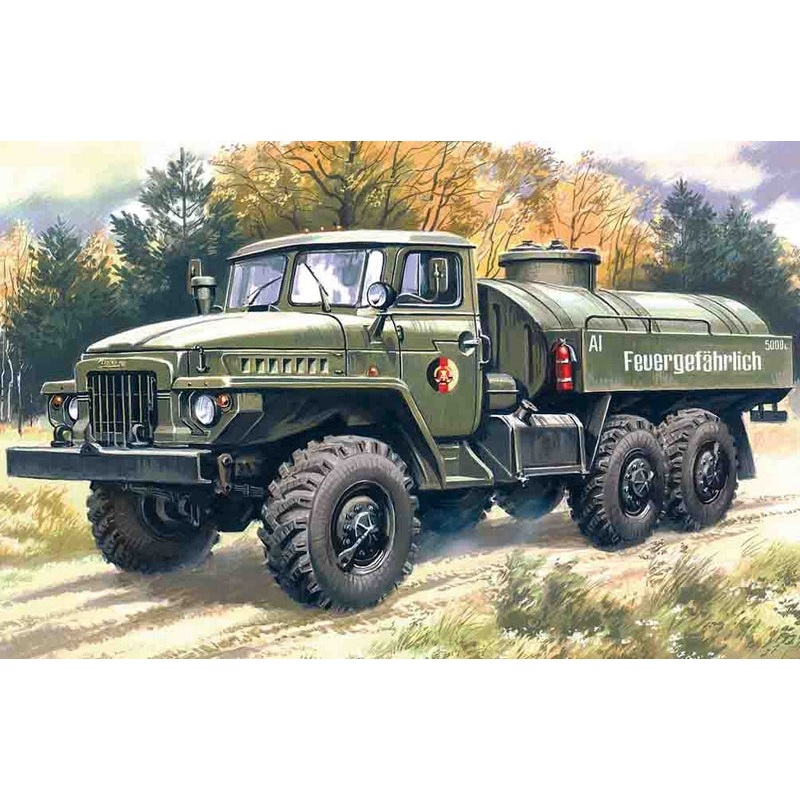 ICM 1:72 Atz-5-375 Soviet Fuel Bowser Truck